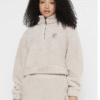 Duks – Karl Lagerfeld Teddy Half-Zip Sweatshirt
