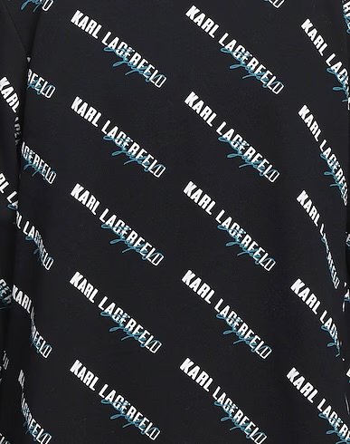 Duks – Karl Lagerfeld All Over Logo Black