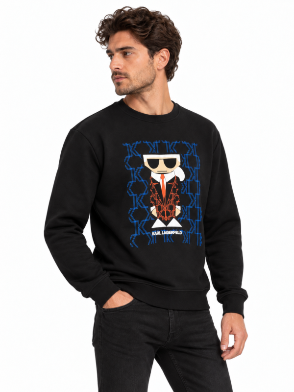 1164 (1) Duks – Karl Lagerfeld Iconic Graphic Black