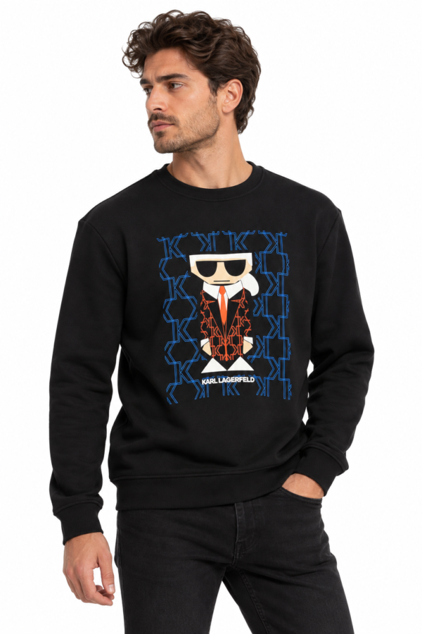 1164 (6) Duks – Karl Lagerfeld Iconic Graphic Black