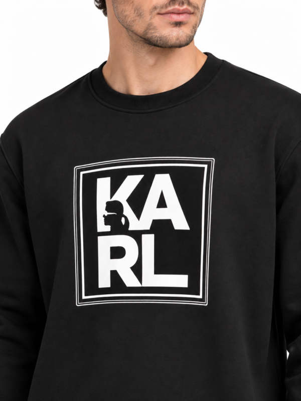 1202 (1) Duks – Karl Lagerfeld Box Logo Black