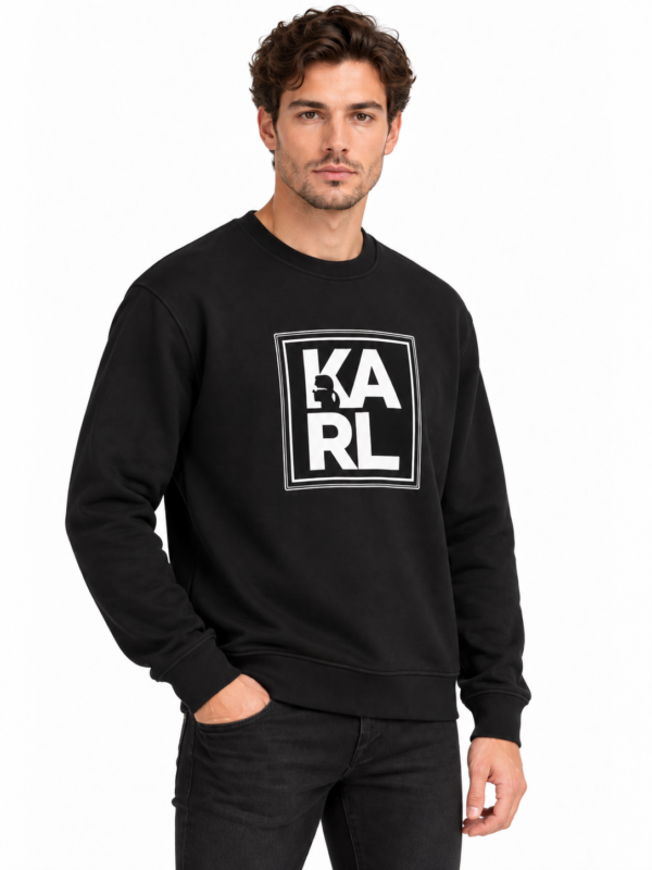 1202 (3) Duks – Karl Lagerfeld Box Logo Black