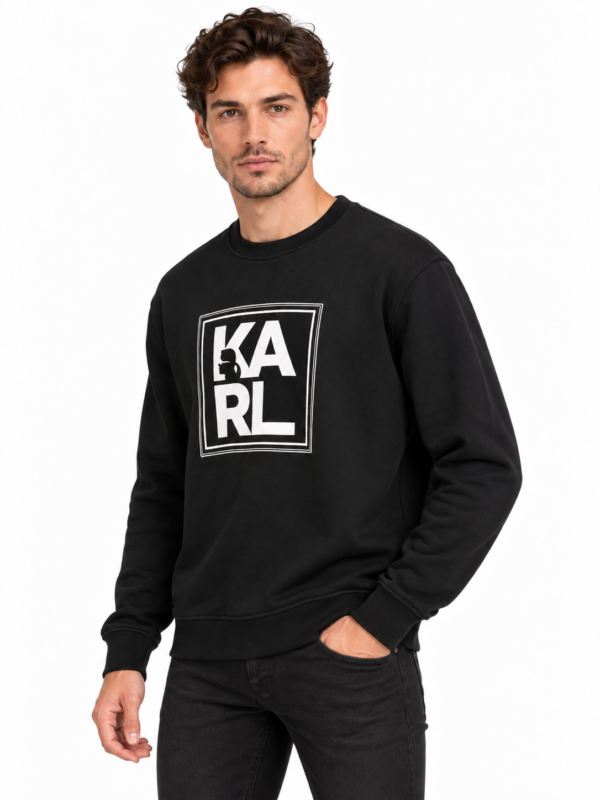 1202 (4) Duks – Karl Lagerfeld Box Logo Black
