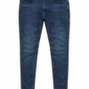 EMPO Slim Fit Farmerke – Tamno plava