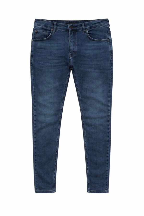 EMPO Slim Fit Farmerke – Tamno plava