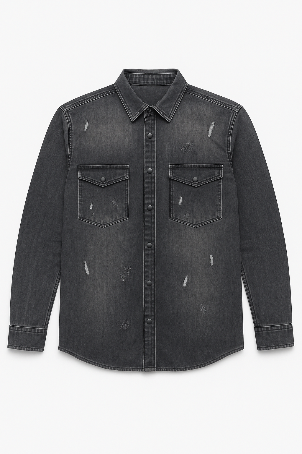 Košulja Empo – blago strukirana teksas košulja