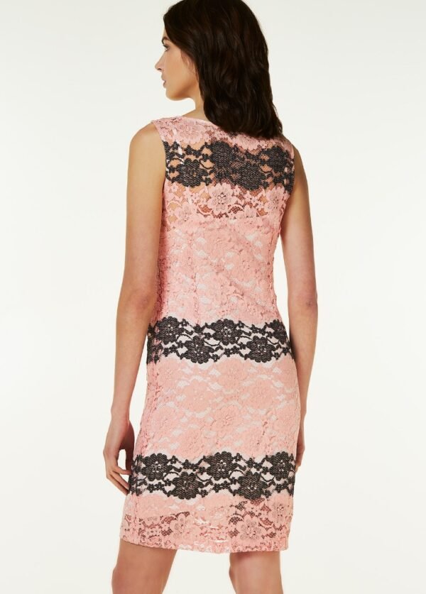 Haljina – Liu Jo Pink Lace Contrast Floral