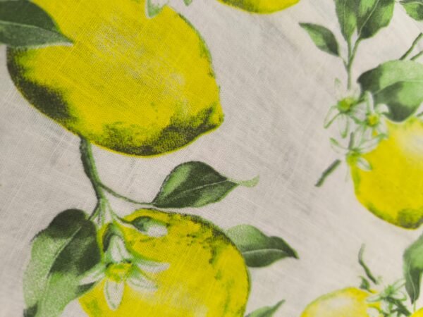 Košulja - MM Studio svetlo bela sa žutim limun printom