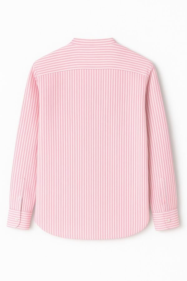 Košulja - MM Studio svetlo roze sa belim prugama