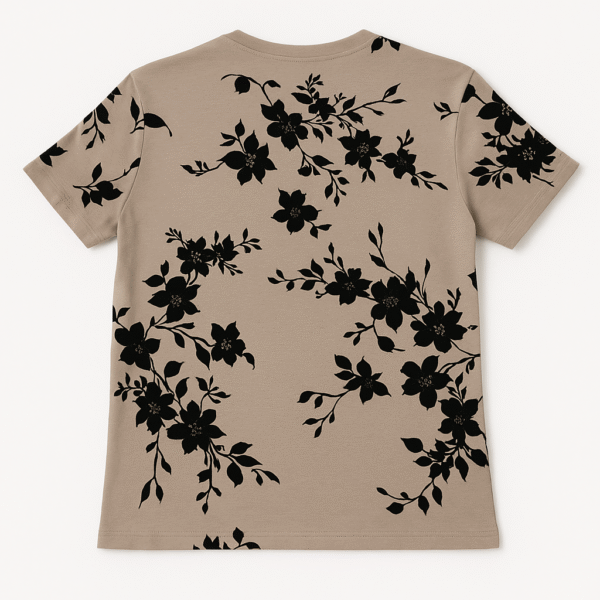 Majica – Floral Bež