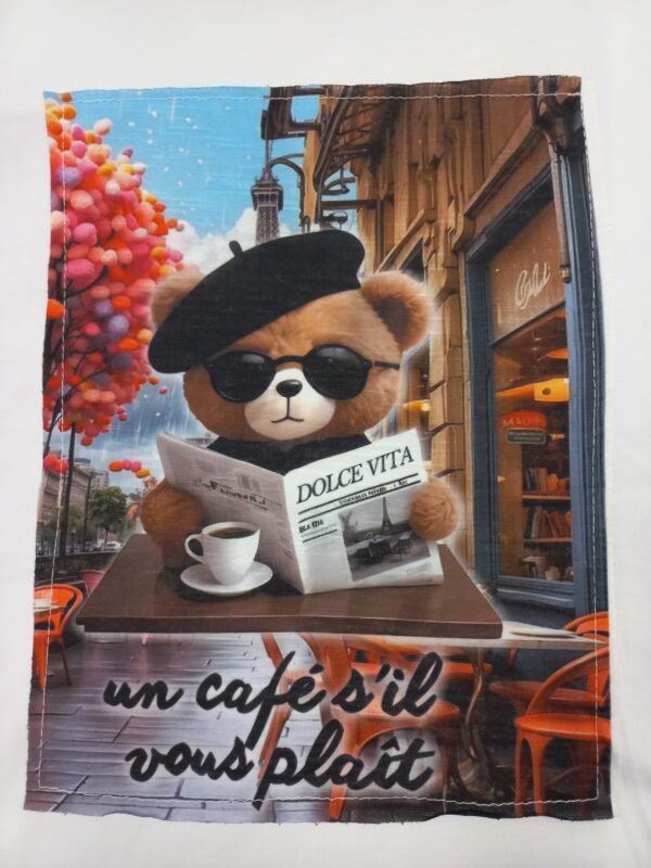 1486_tekstura_mms MM Studio muška majica bela – Cafe Bear