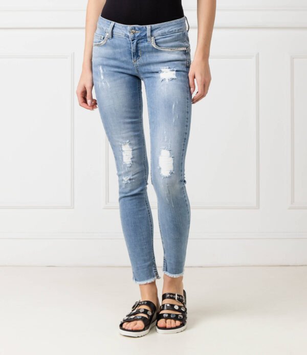 Farmerke – LIU JO Skinny sa kristalnim detaljima