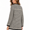 199 (2) Kaput – Liu Jo Black & White Tweed Coat