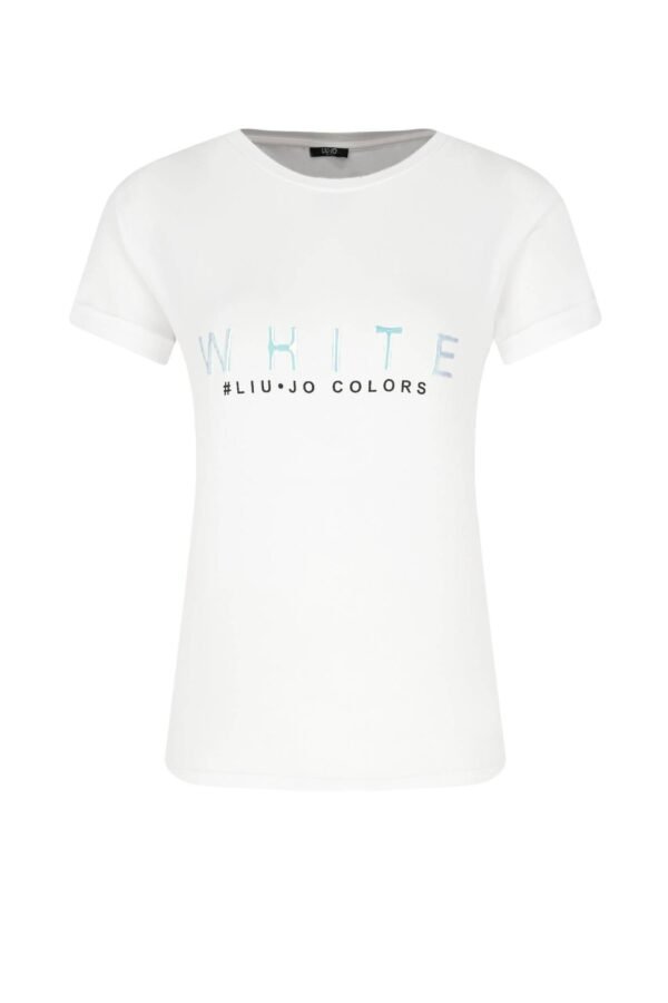 259_LIU JO_S_6490 (4543-30%) (1) Majica – Liu Jo White #LIUJO COLORS