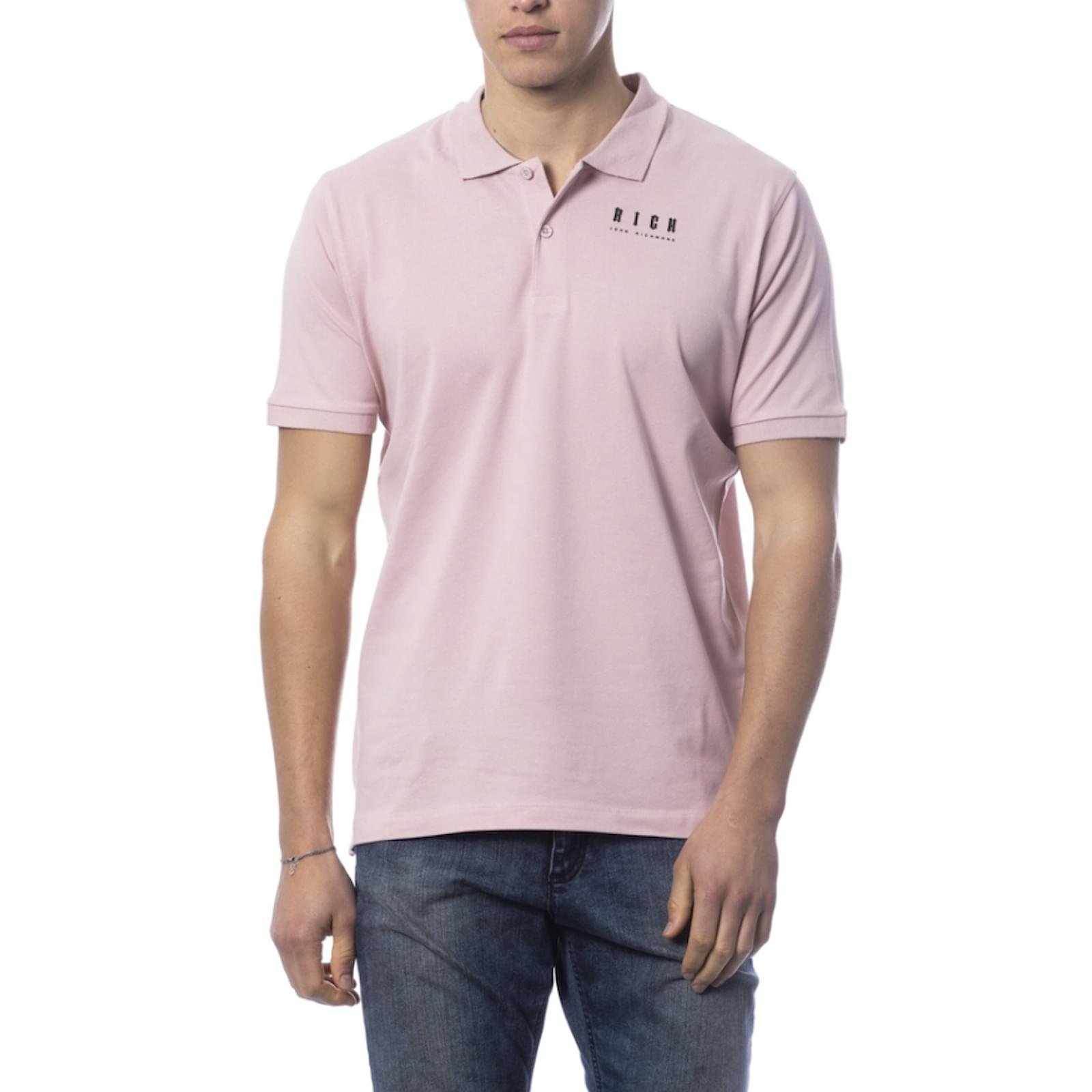 25_RICH_2KOM XL_5200 Polo majica – RICH Classic Soft Pink