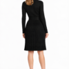 Haljina – Pinko Black Wrap & Pleated Midi