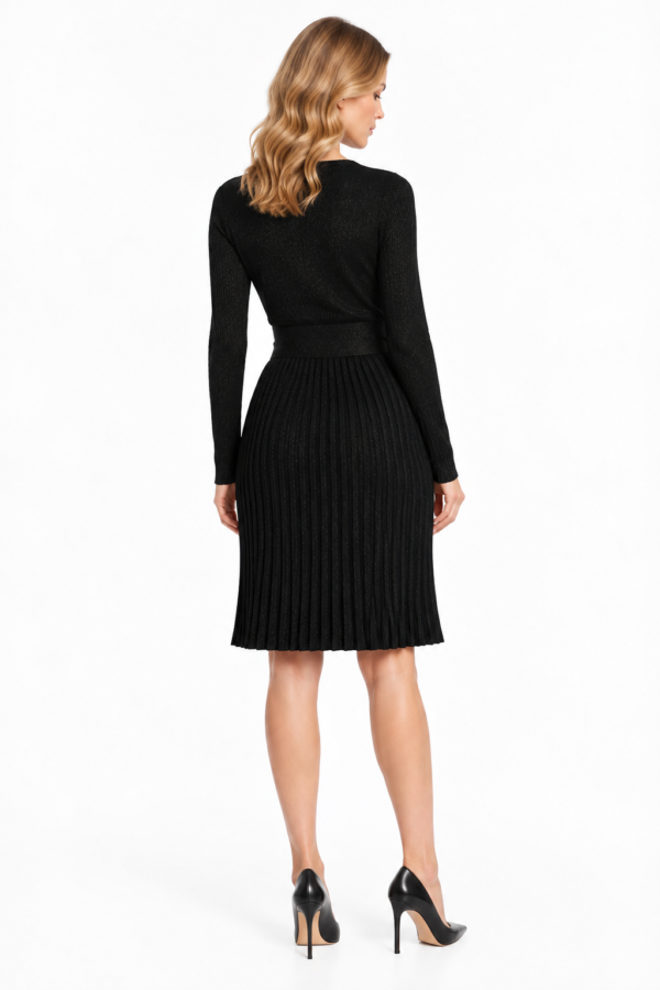 Haljina – Pinko Black Wrap & Pleated Midi