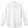 Košulja-Leonardo bela sa sitnim geometrijskim dezenom
