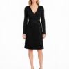 Haljina – Pinko Black Wrap & Pleated Midi