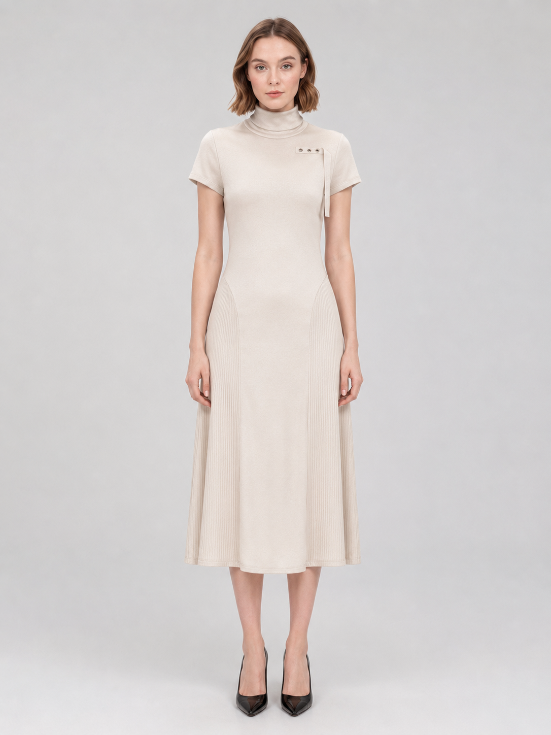 Haljina – Patrizia Pepe Cream Elegant Midi