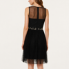 Haljina – Liu Jo Black Mesh & Pleated Midi