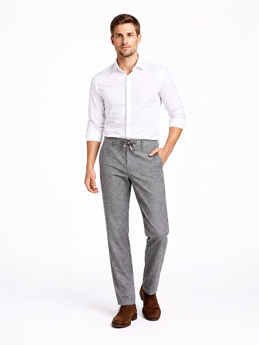 Pantalone – Avasar – Sivo karo