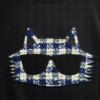 Majica - Karl Lagerfeld - Crna Cat Patch