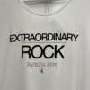 133_patriziapepe_7200(5040)_XS,Sx2,Mx2-92%viskoza,8%elastin Majica - Patrizia Pepe - Bela Extraordinary Rock Print