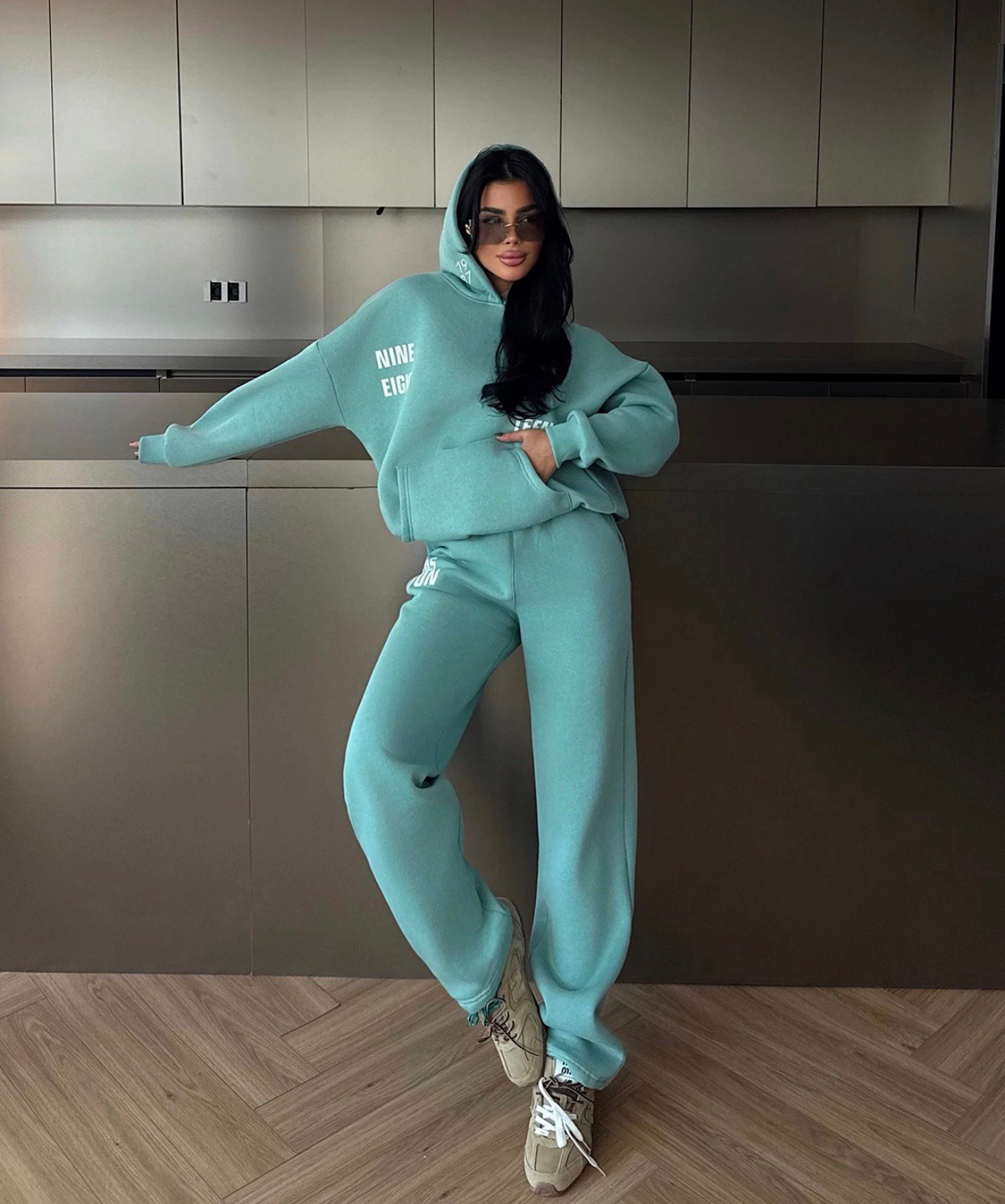 Trenerka komplet – EYYO – mint zelena 2