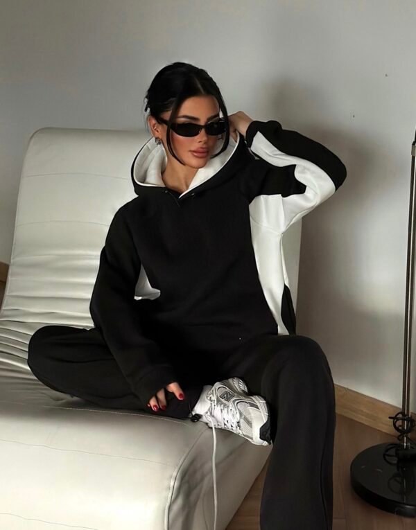 Screenshot Komplet trenerka – EYYO – crno-beli