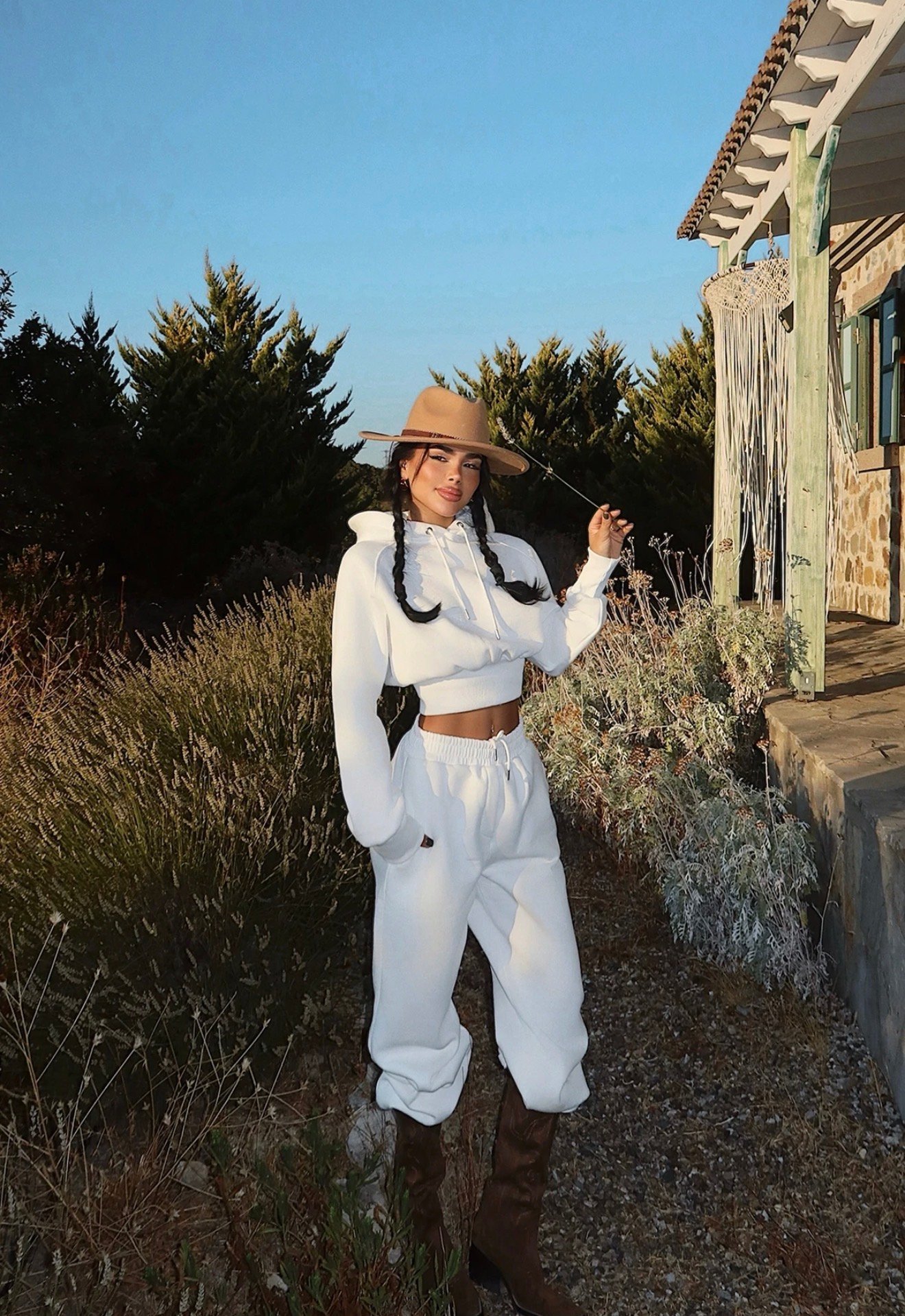 Trenerke komplet – EYYO – bela