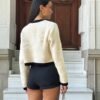 Džemper – Natural Love White Chic Cardigan