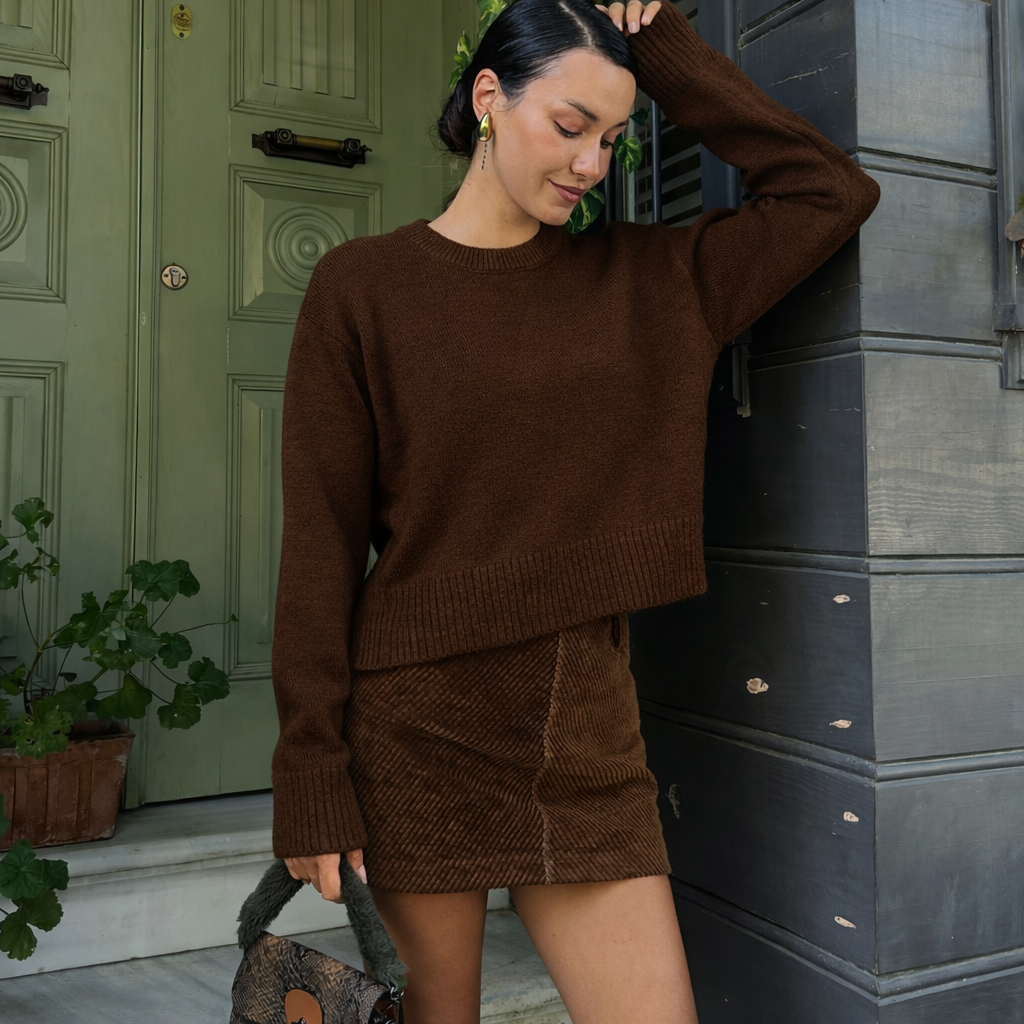 Dzemper - Natural Love Brown Classic