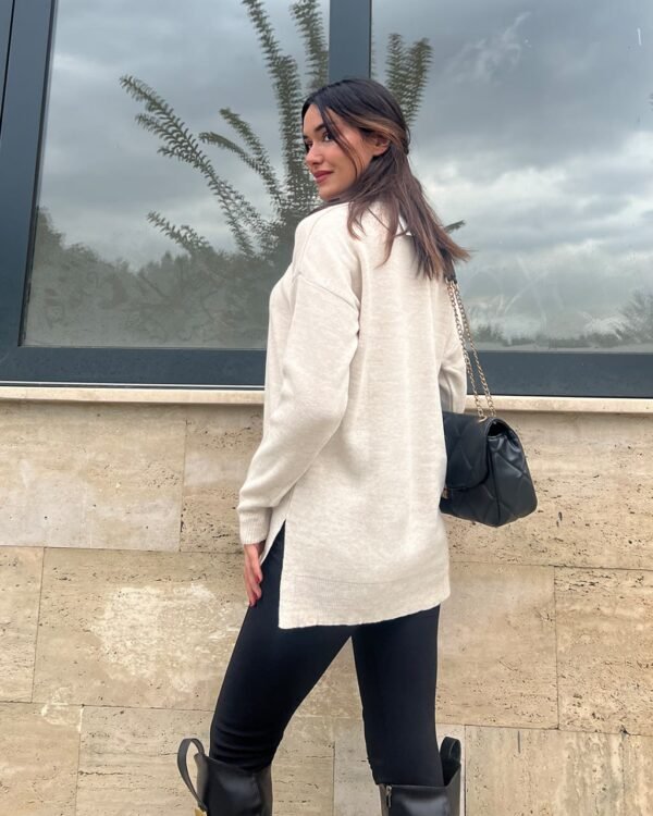 Džemper – Natural Love ROLKA KREM