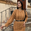 Džemper haljina sa kaišem – NATURAL LOVE Camel Knit