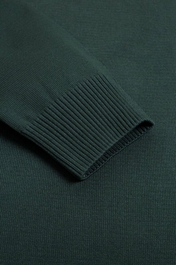 Džemper - Vipstendo - Tamno zeleni sa Rajsferšlusom