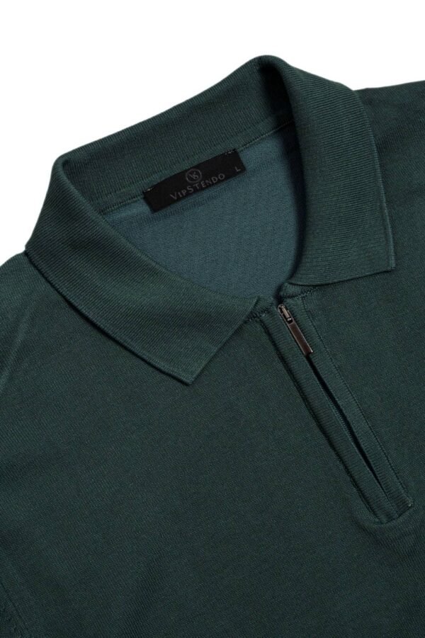 Džemper - Vipstendo - Tamno zeleni sa Rajsferšlusom