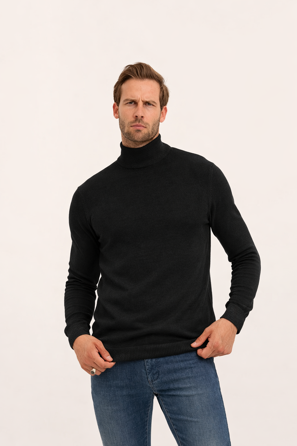 Džemper – Vip Stendo – crna rolka