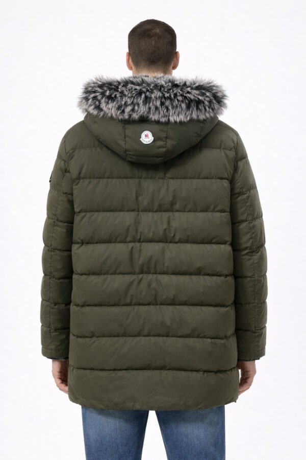 Jakna - Notta Real - Maslinasto Zelena Kapuljača Krzno