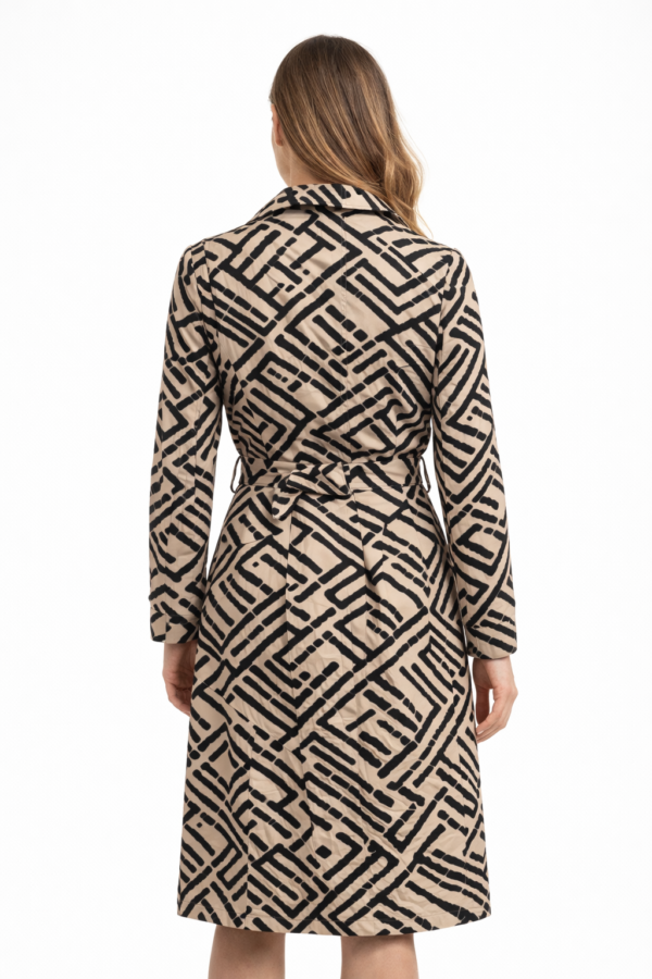 1276_bigdart_4990_S,L,XL___0poliester (2) Mantil – Bež crni geometrijski dezen