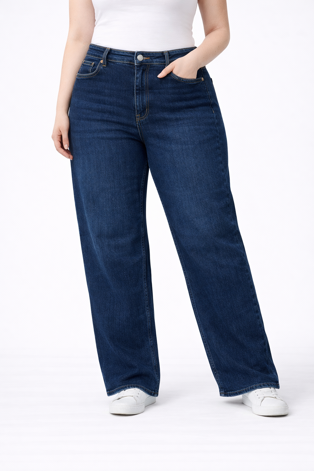 Farmerice – Marlix – Plus Size Fit tamno plava