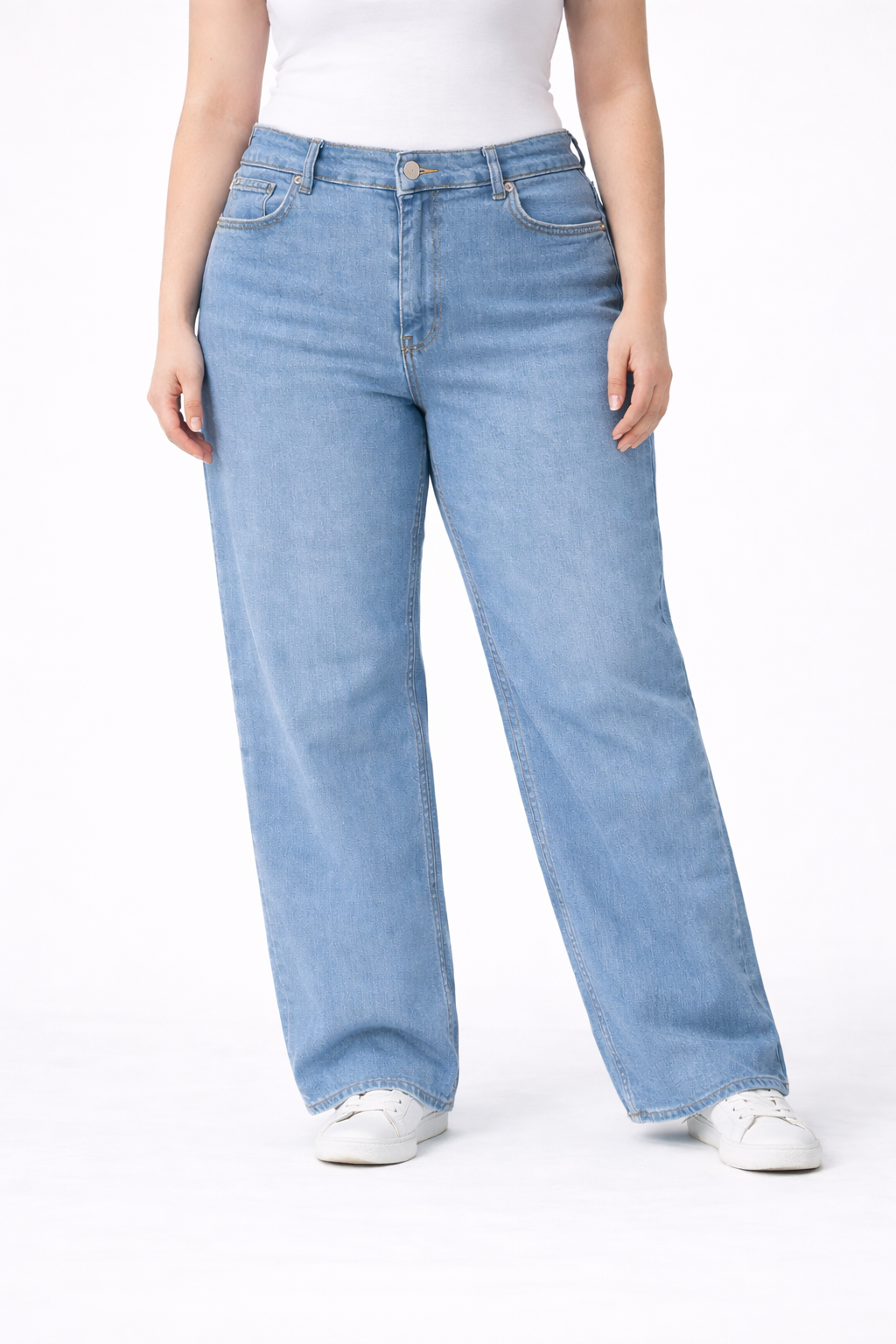 Farmerice – MARLIX – Plus Size Fit svetlo plava