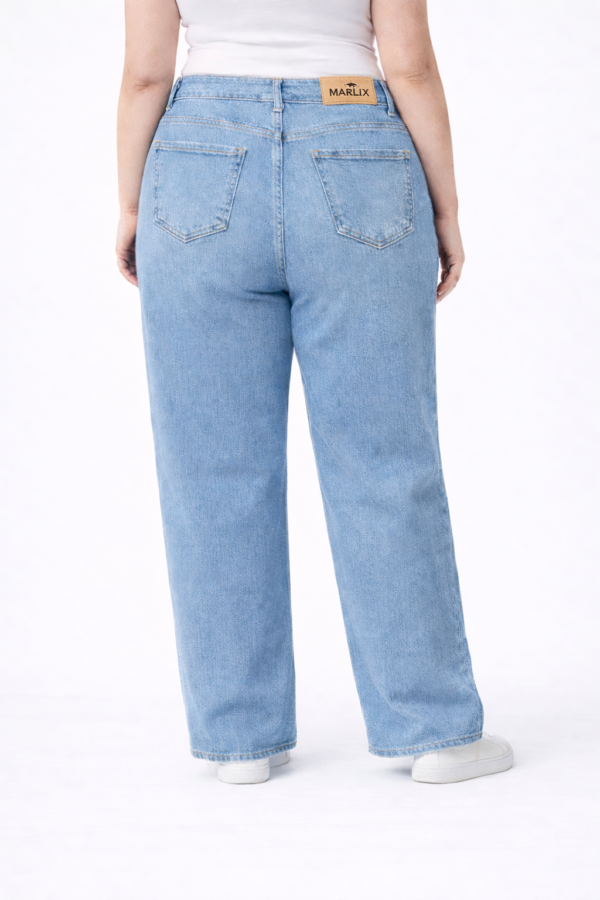 Farmerice – MARLIX – Plus Size Fit svetlo plava