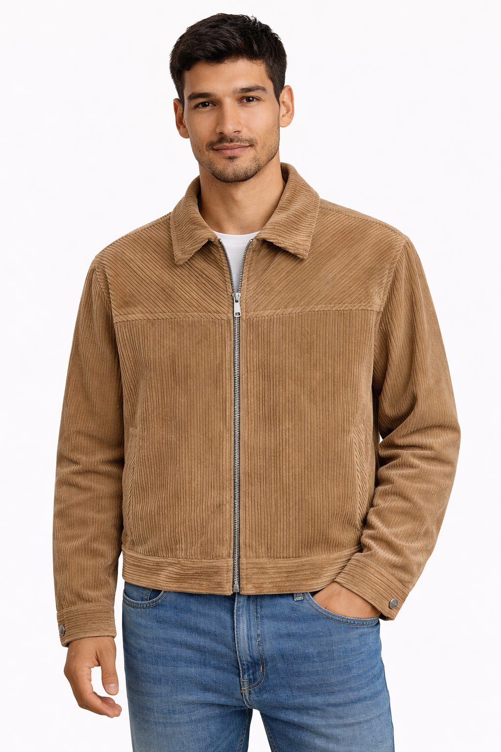 Jakna – braon somot