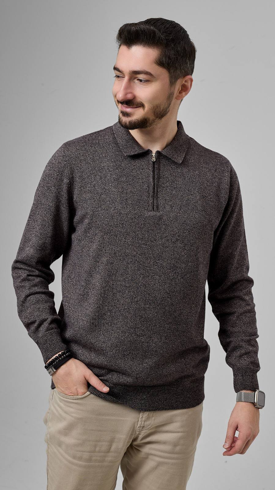 Džemper - Vipstendo - tamno braon