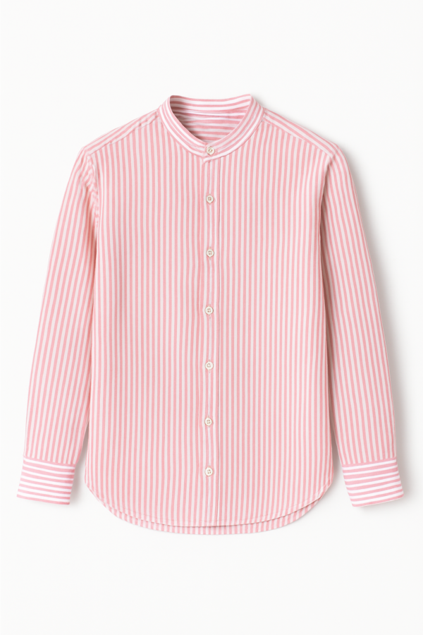 1464_front_pur Košulja – MM studio – roze prugasta