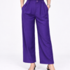 Ženske elegantne pantalone – ljubičaste