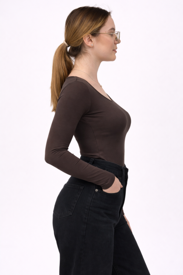1591_890_95%viskoza 5%elastin_uni x 11 Body – tamno braon