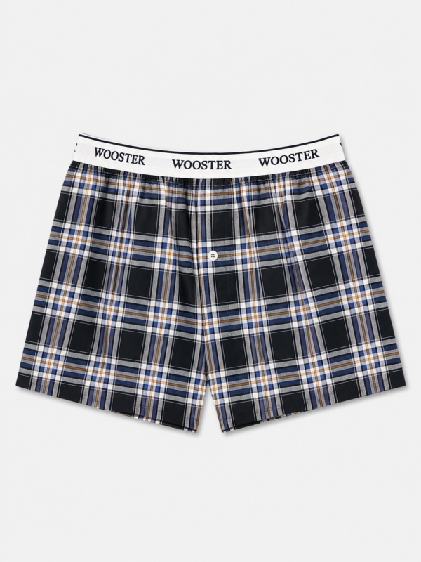 Bokserice – Wooster – crne karo dezen