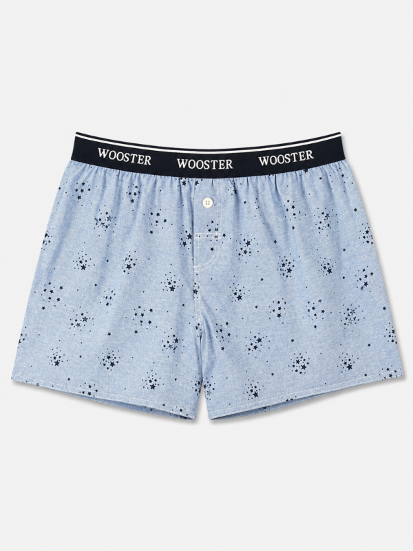 582-W312_590_95_pamuk-5_elastin_S_M_XXL Bokserice – Wooster – svetlo plave sa zvezdicama